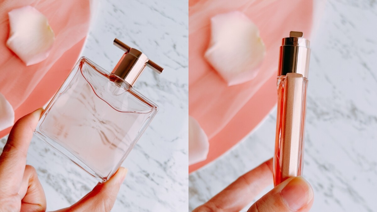 蘭蔻IDOLE唯我香水極薄瓶身時尚耀眼。