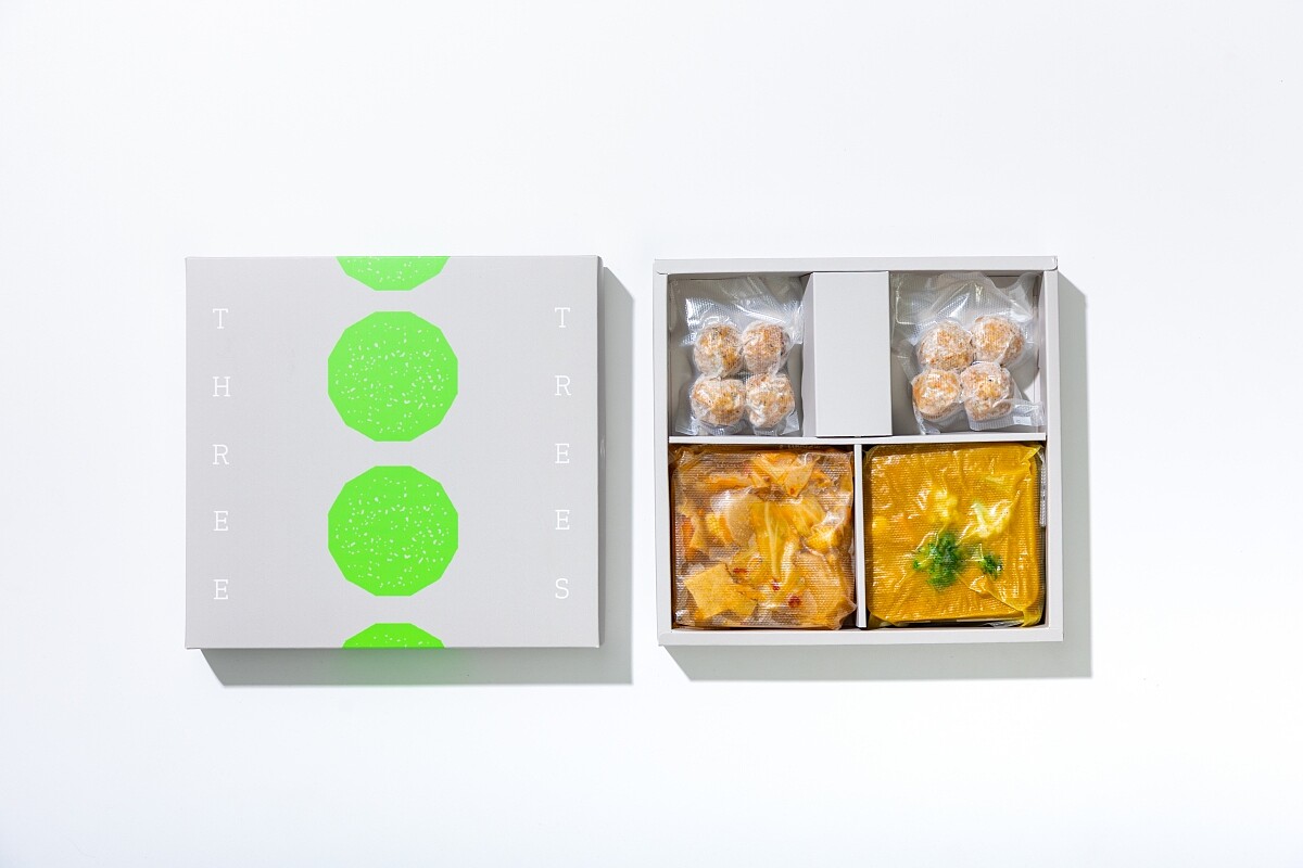 「丰土植地」獅子頭年菜禮盒。