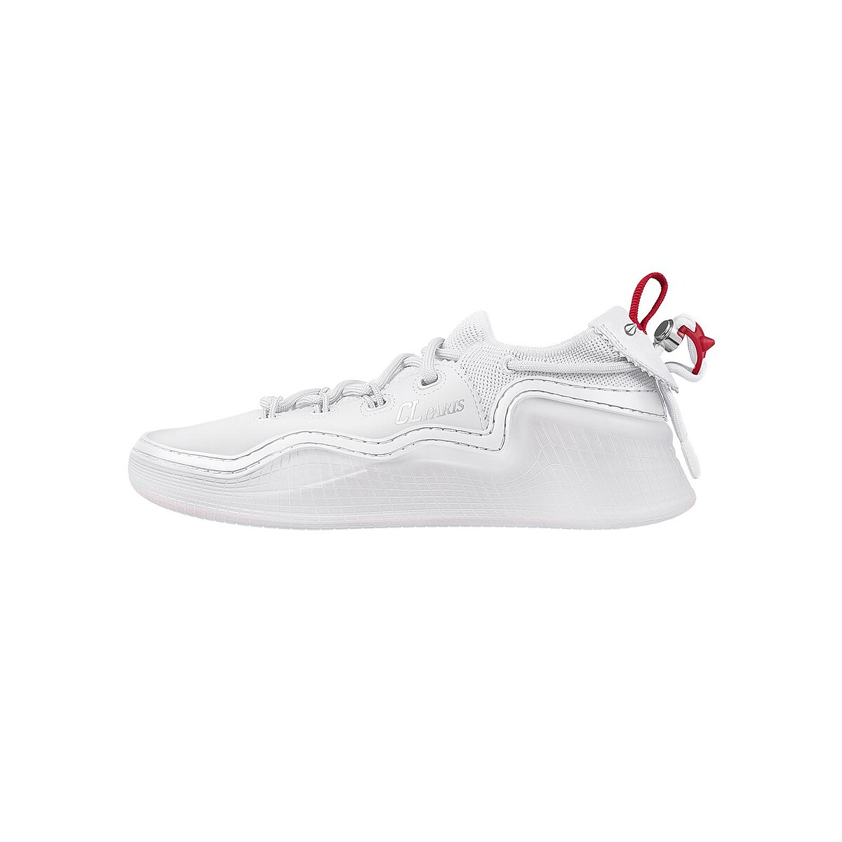 Christian Louboutin 科技款白鞋，NT34,900。