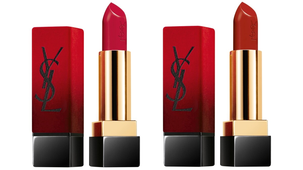 YSL奢華緞面唇膏熾熱絨情限定版 (#21、#1966)，NT1,380