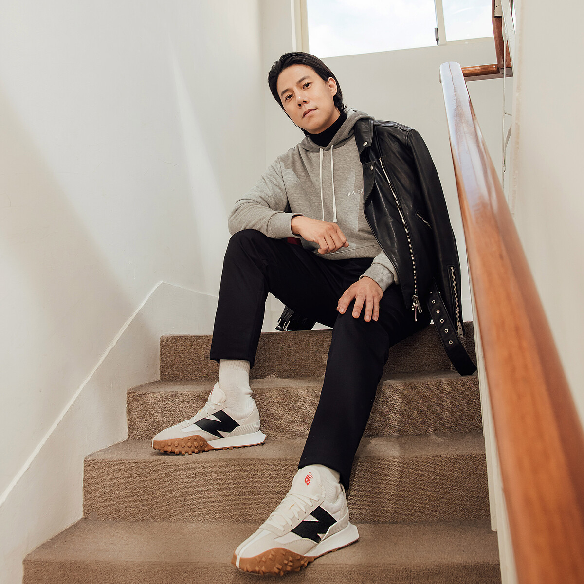 LOGO灰色連帽T $1,980