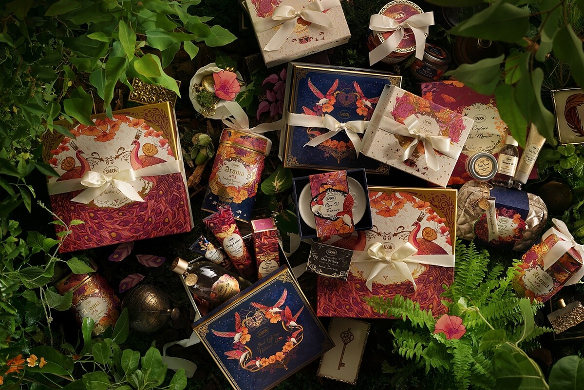 SABON禮盒情境圖。