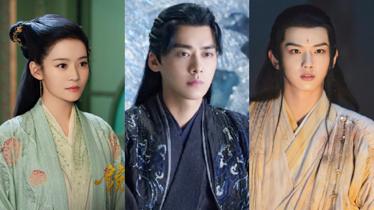 鏡雙城泉先人物 如姨(王媛可) 蘇摩(李易峰) 炎汐(葉盛佳)