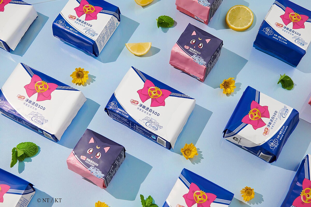 唯白Vichy's Diary &《美少女戰士Crystal》共同守護月事不Blue。