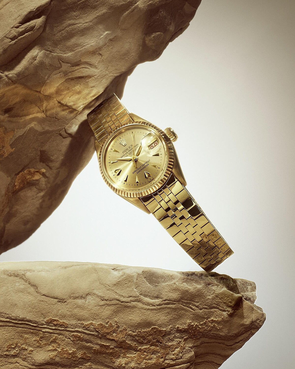 1957年問世的首款Lady-Datejust©RolexUlysse Fréchelin