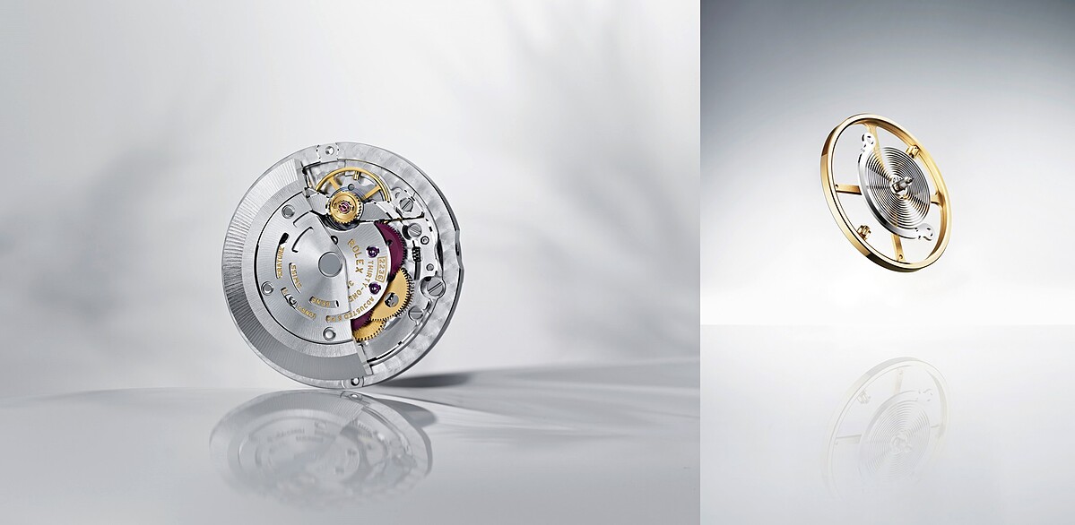 Lady-Datejust搭載2236型自動上鏈機械機芯,此機芯全由勞力士研製©RolexJoël von Allmen;配備Syloxi矽游絲 ©RolexJoël von Allmen