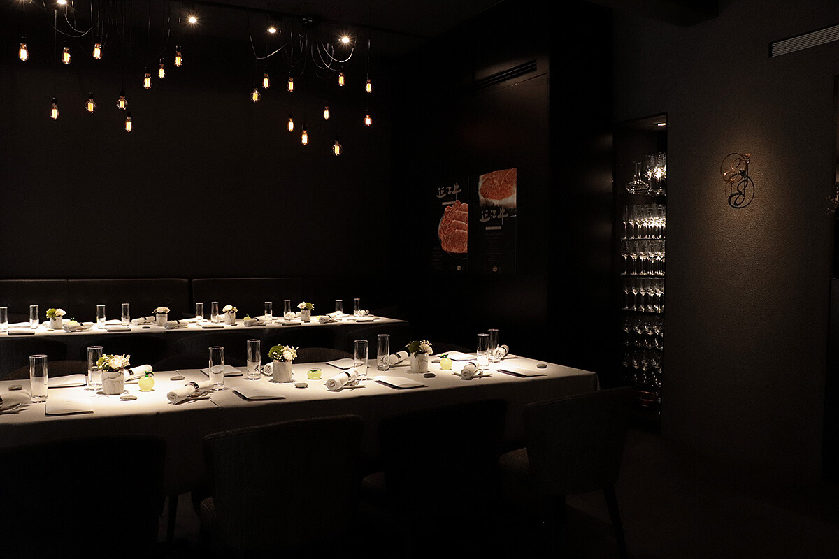 千成亭近江牛X Ephernité 餐會現場。