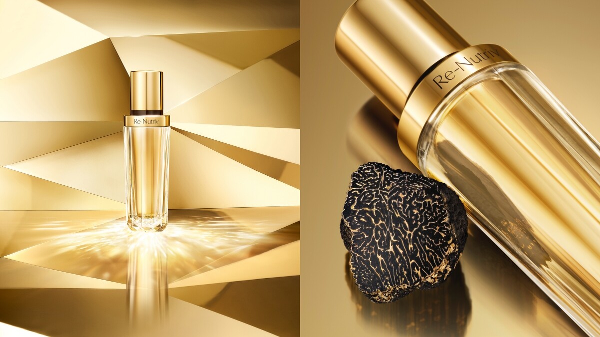 雅詩蘭黛白金級黑鑽松露賦活微導金萃30ml,NT7,980情境圖。