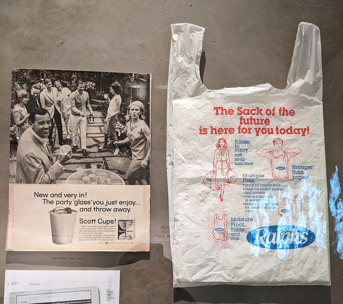 1960年代的塑膠杯。(photo/Louise提供)