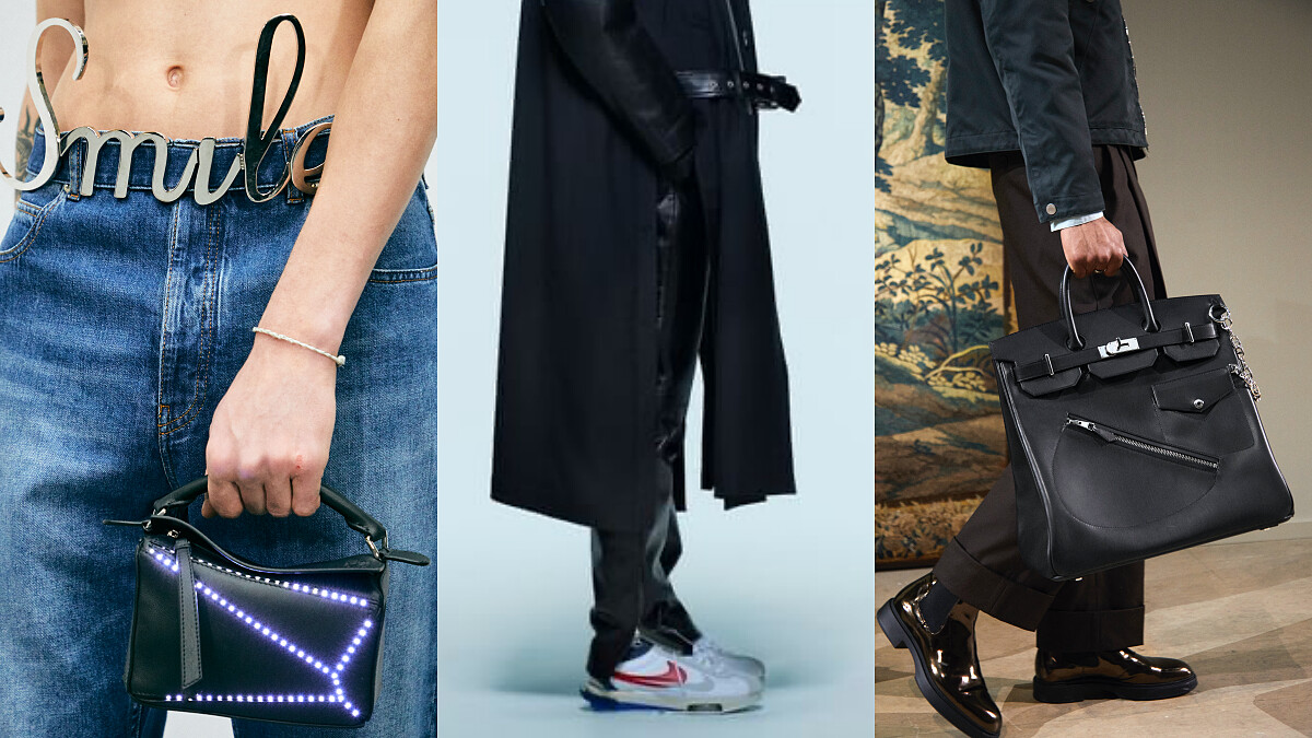 Sacai X Nike聯名阿甘鞋、Loewe LED燈條拼圖包…2022秋冬時裝週亮點設計盤點