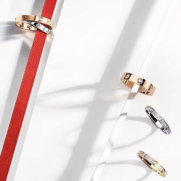 卡地亞經典鑽戒