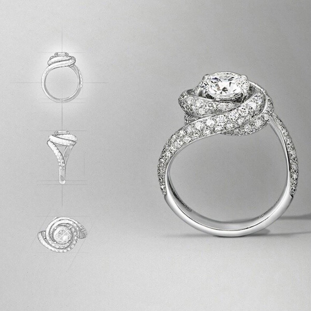 卡地亞經典鑽戒