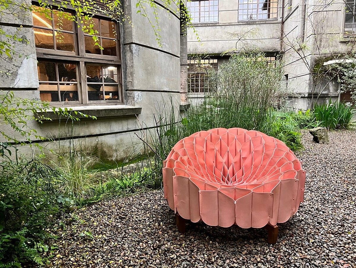 第一把「Bloom Chair」來台，特地舉辦了見面會。