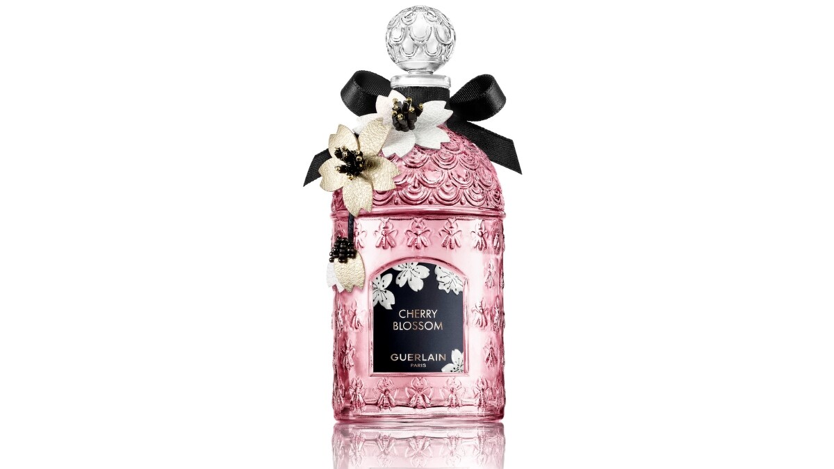 GUERLAIN嬌蘭花綻舞櫻淡香水高訂精繡蜂印瓶，NT25,900