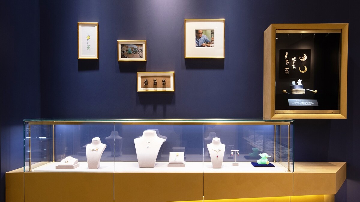 工藝牆店裝照／林曉同設計師珠寶提供