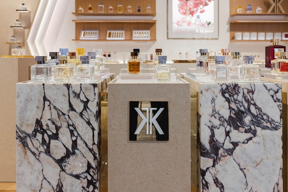Maison Francis Kurkdjian(簡稱MFK)台中新光三越全球形象店店景。