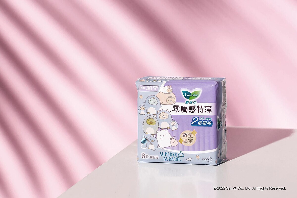 蕾妮亞 零觸感特薄｜角落小夥伴限定款（特長夜用款30cm)限量上市