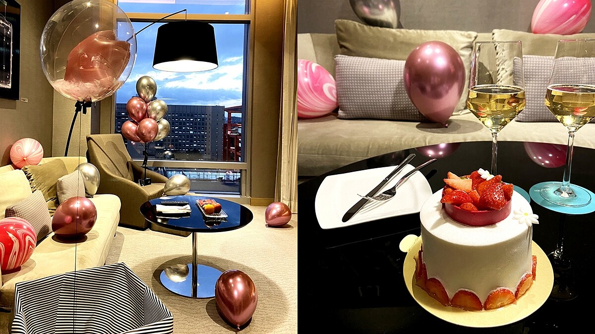 閨蜜宅渡假入住寒舍艾美酒店！全新住房專案佈置「氣球界LV」、加贈氣泡酒，徹夜談心超放鬆