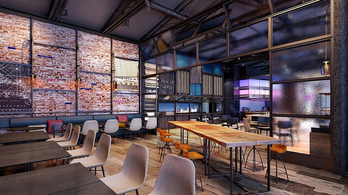 全日餐廳「充能站（DEPOT by Aloft）」加入古都設計元素