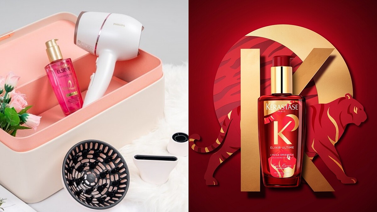 2022新年限定髮品推薦：卡詩柔馭露金虎限量版、Dyson吹風機春節版⋯