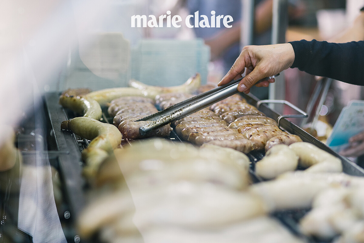 福建香腸是花蓮人最在地的下午茶選擇。