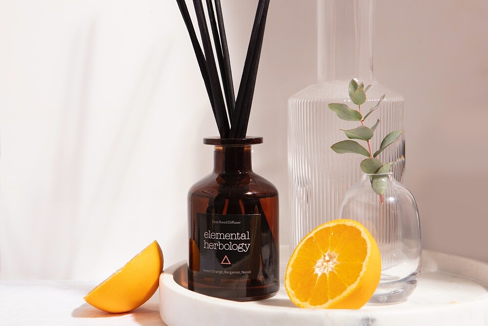elemental herbology 甜橙佛手柑提振活力居家擴香173ml，NT2,200