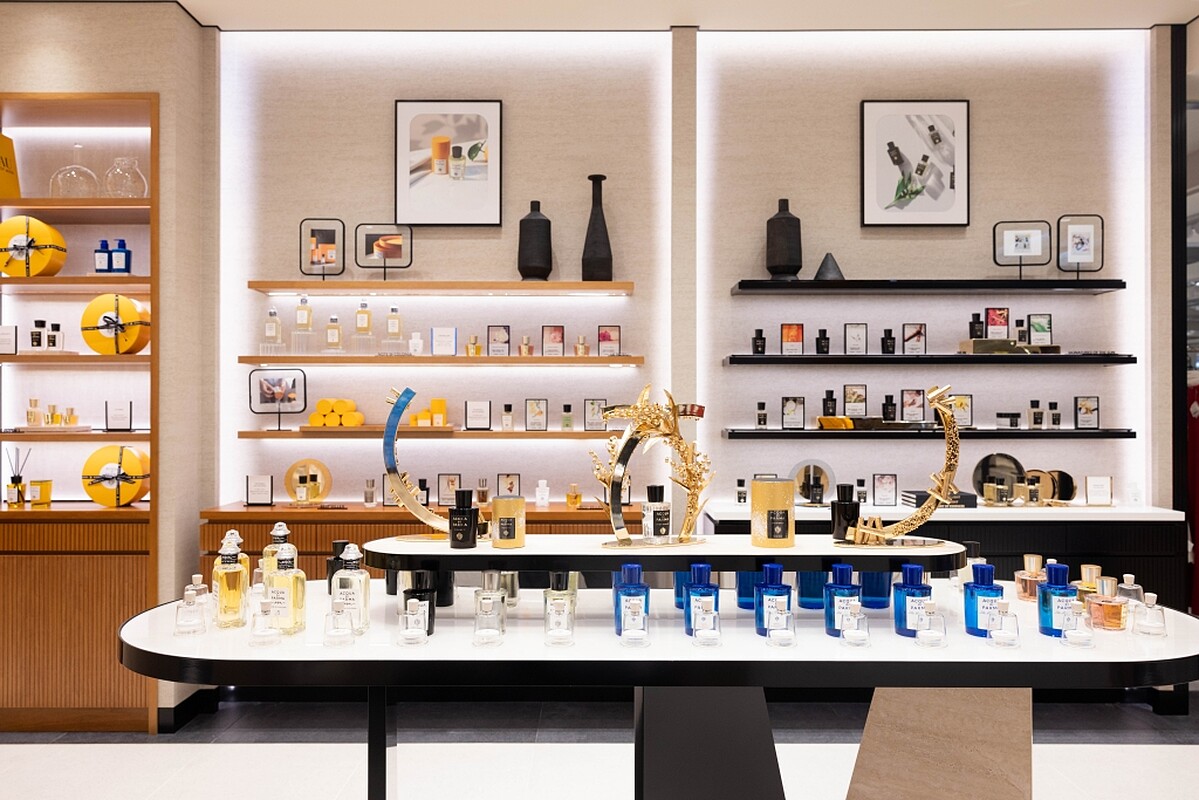 ACQUA DI PARMA新光三越台中中港店店景。