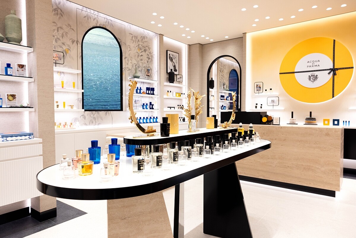 ACQUA DI PARMA新光三越台中中港店店景。