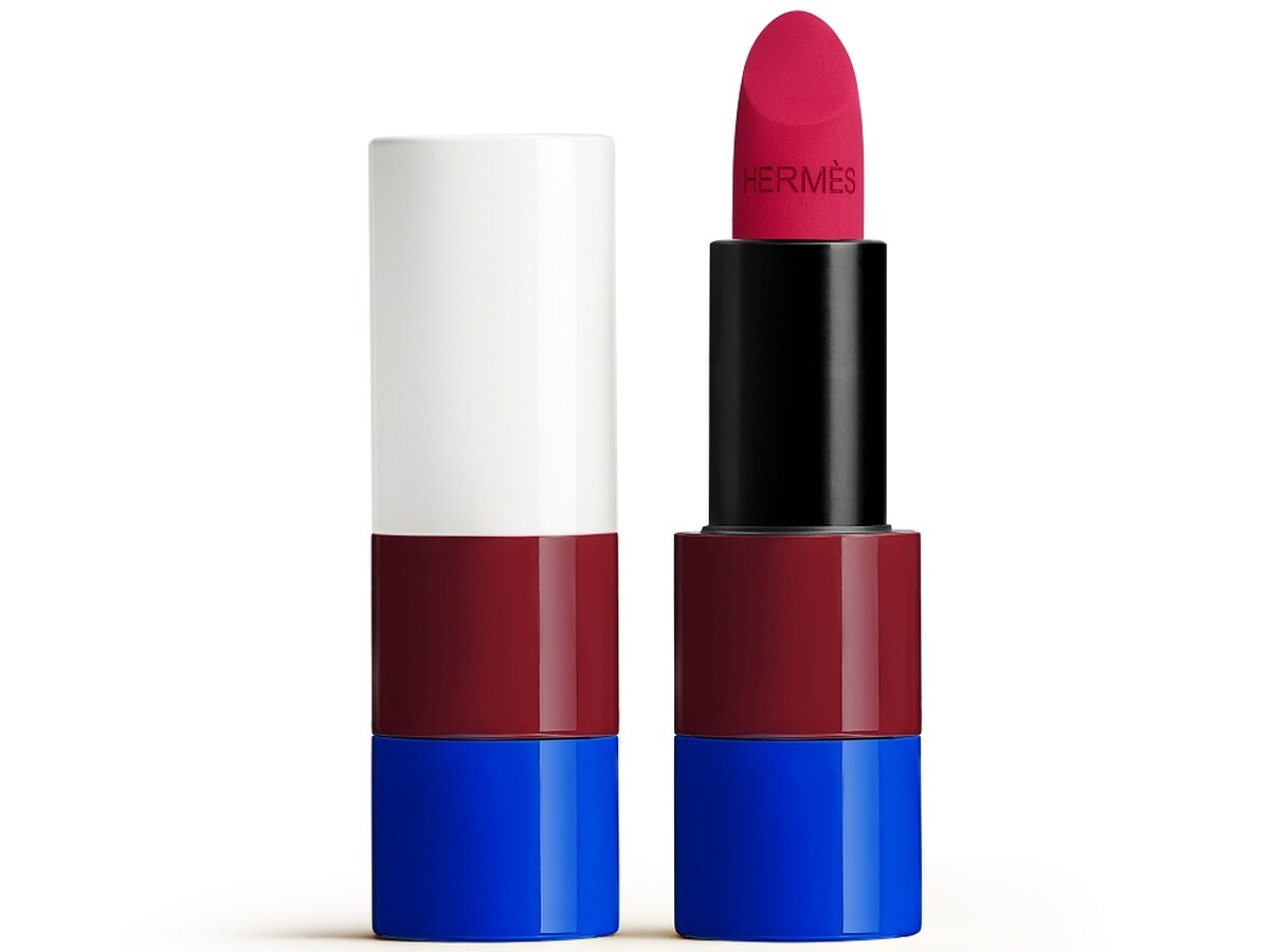 Hermes愛馬仕Rouge Hermès 2021秋冬限定色唇膏(#74 Rose Magenta洋紅玫瑰)，NT2,500