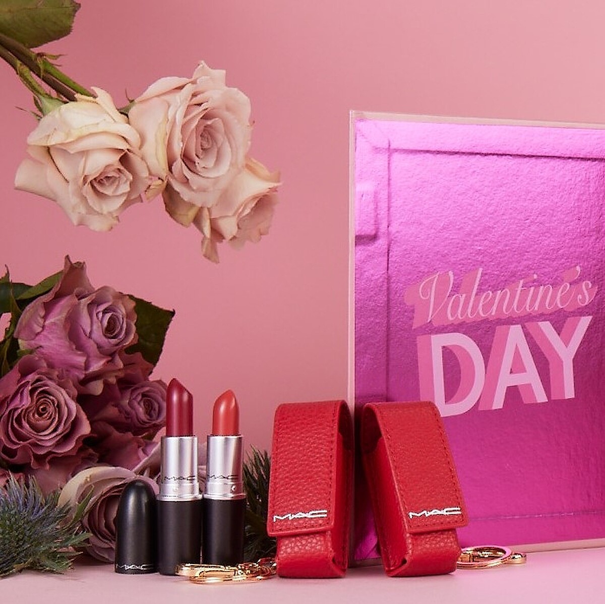 M.A.C 2022情人節偷心唇膏鑰匙圈。