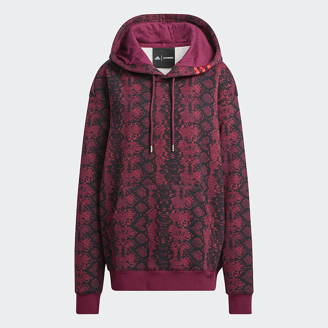 蛇紋印花連帽上衣，NT$4,290