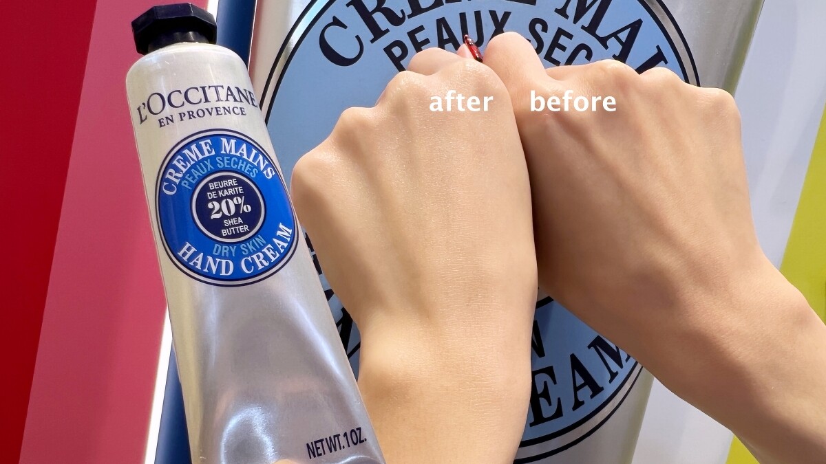 L&rsquo;OCCITANE歐舒丹乳油木護手霜質地親膚好吸收。