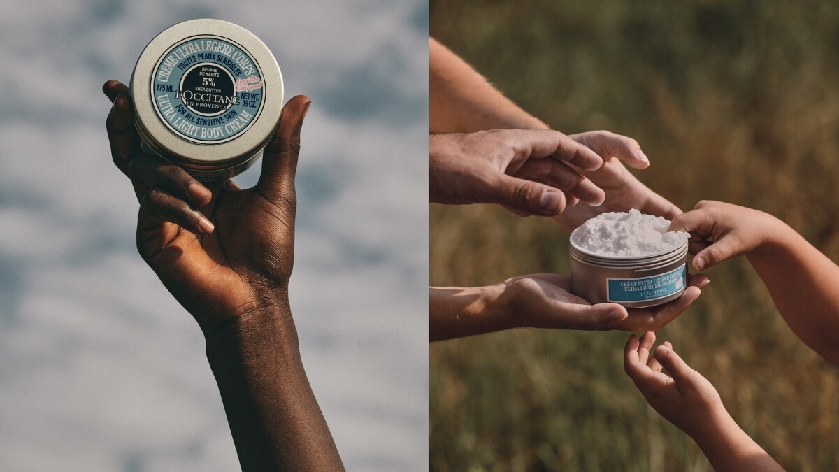 L&rsquo;OCCITANE歐舒丹乳油木舒芙身體霜情境。