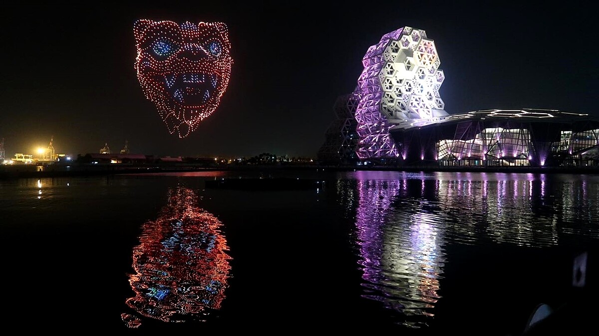 2022高雄燈會無人機表演