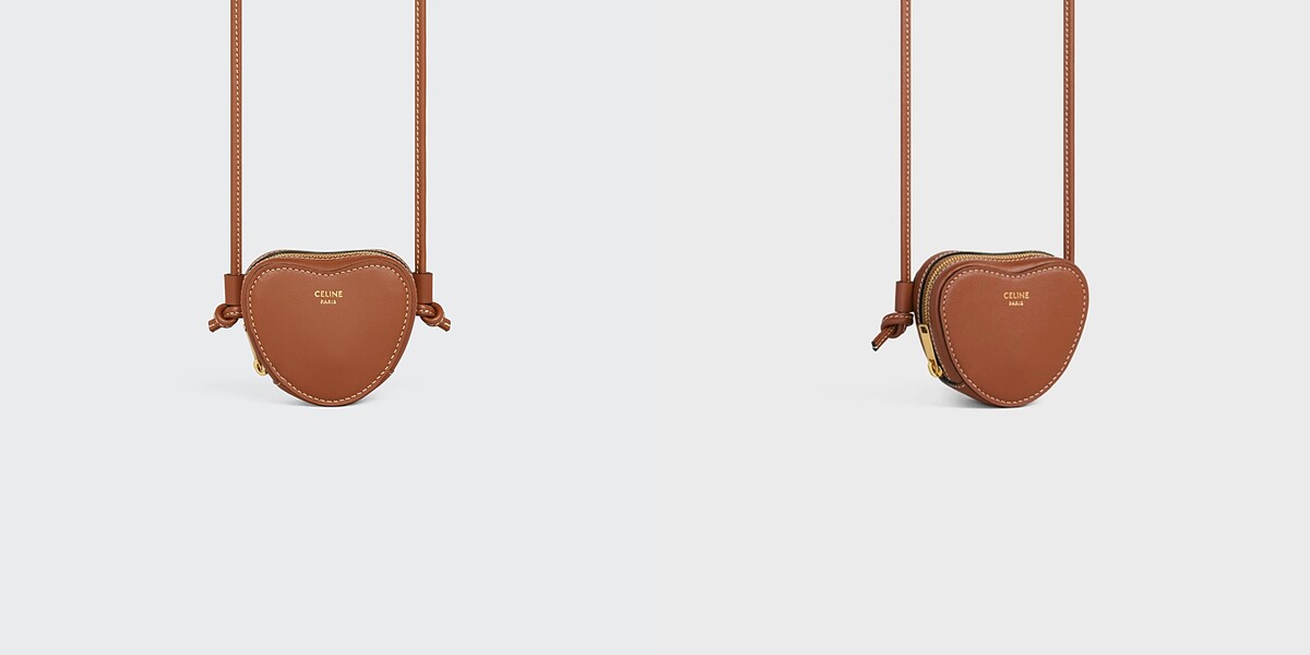CELINE心型小牛皮迷你肩背包，NT$18,900