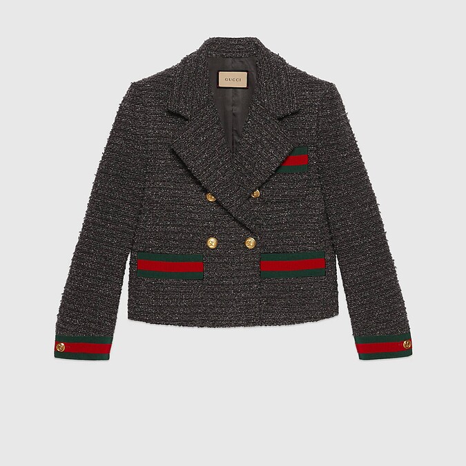 Gucci 雙排扣外套，NT86,000。