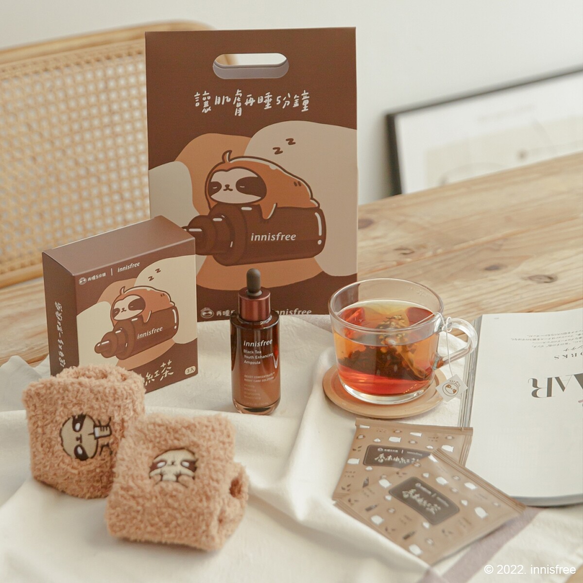 innisfree X 再睡五分鐘限量聯名禮盒。