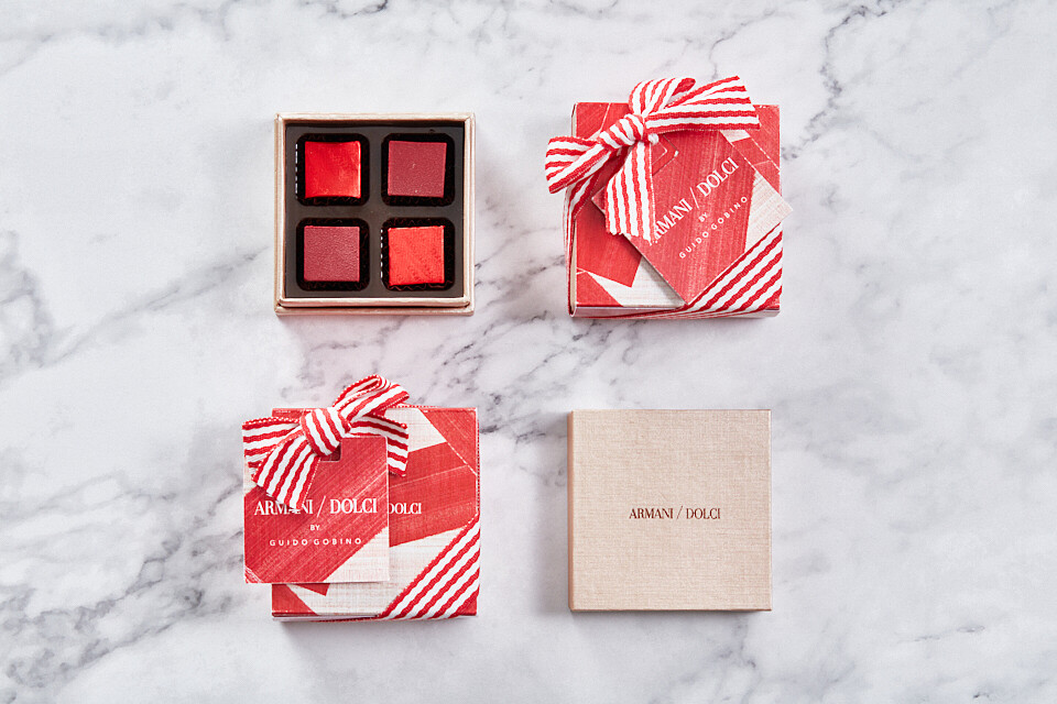 GIORGIO ARMANI亞曼尼精選情人節獻禮ARMANI DOLCI巧克力。