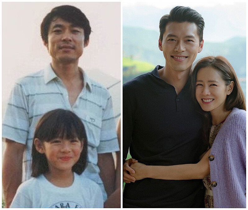 孫藝珍爸爸年輕顏值帥氣激似玄彬