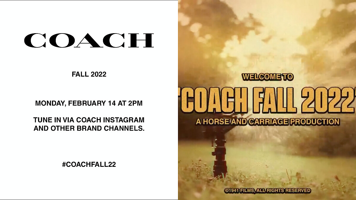 Coach 2022秋冬系列2/15凌晨3點準時開始！直播連結、大秀設計預測都在這一篇