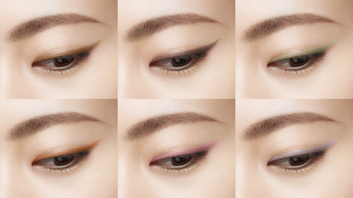 Visée柔暮氣墊眼線液筆 6色眼部示範