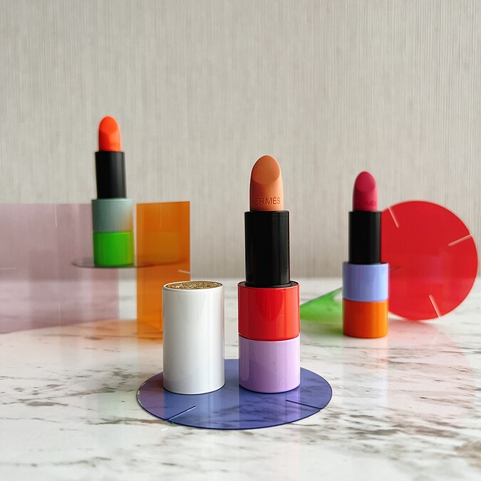 Hermes愛馬仕Rouge Hermès唇妝系列2022春夏限量版實拍。