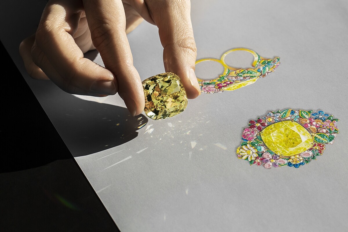 Dior迪奧品牌有史以來第一大黃鑽《Le Montaigne》