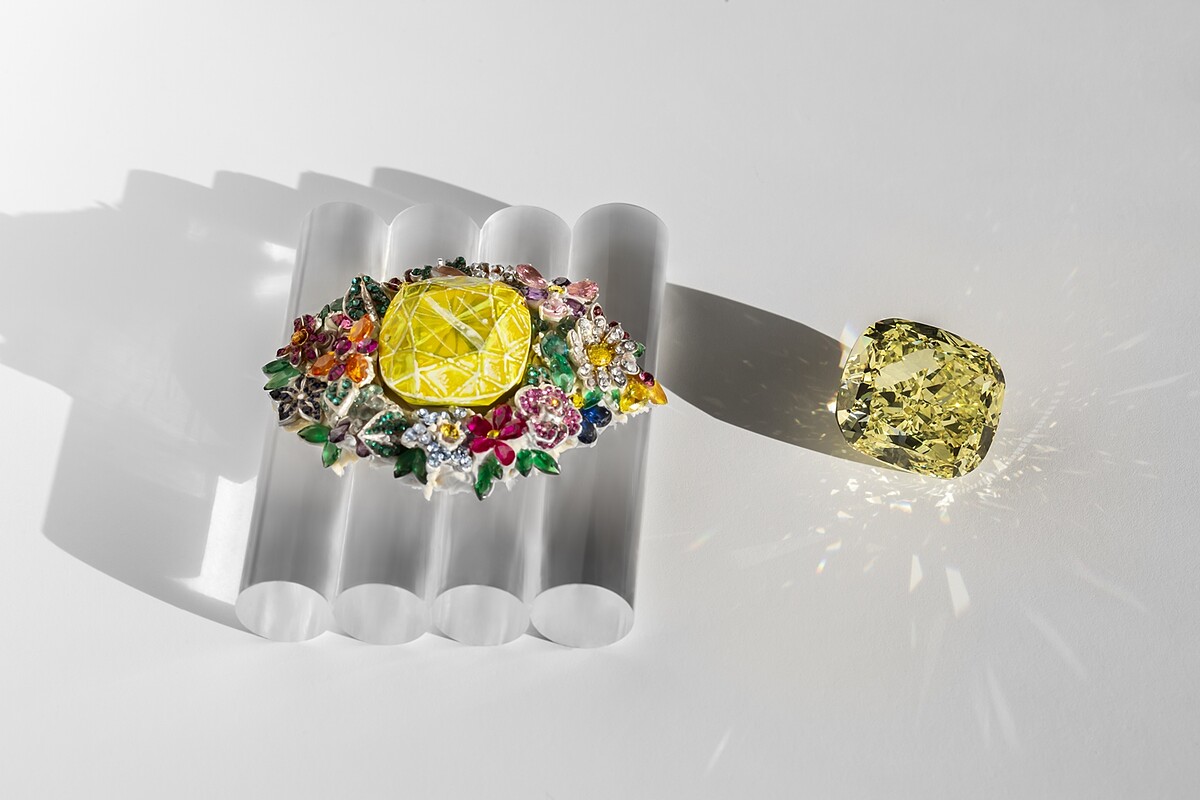 Dior迪奧品牌有史以來第一大黃鑽《Le Montaigne》