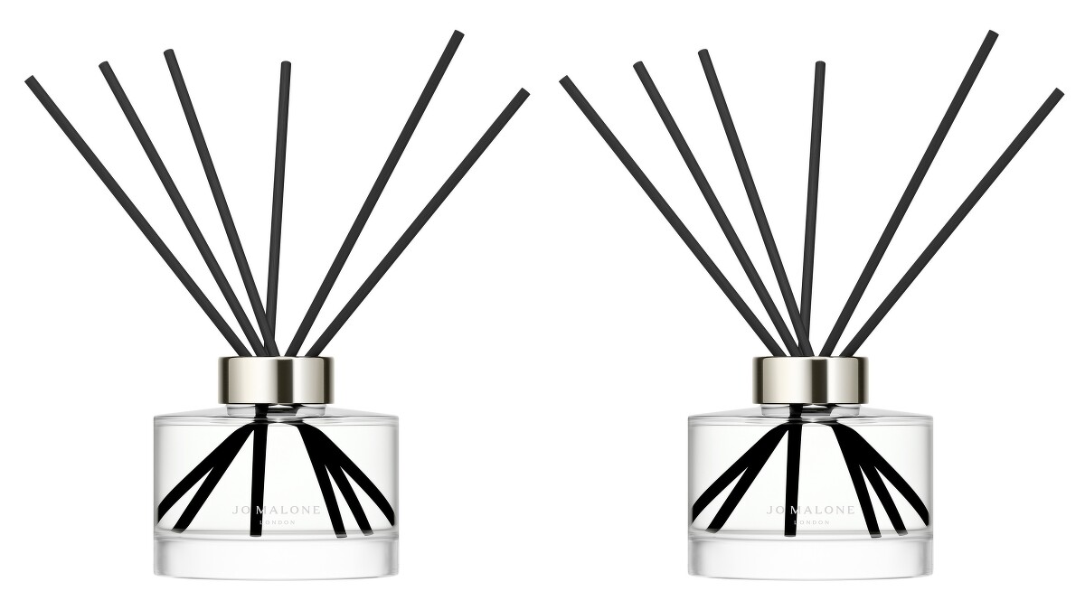 Jo Malone London地中海花園系列(左)合歡花擴香、(右)杏桃花與蜂蜜擴香165ml，NT3,750