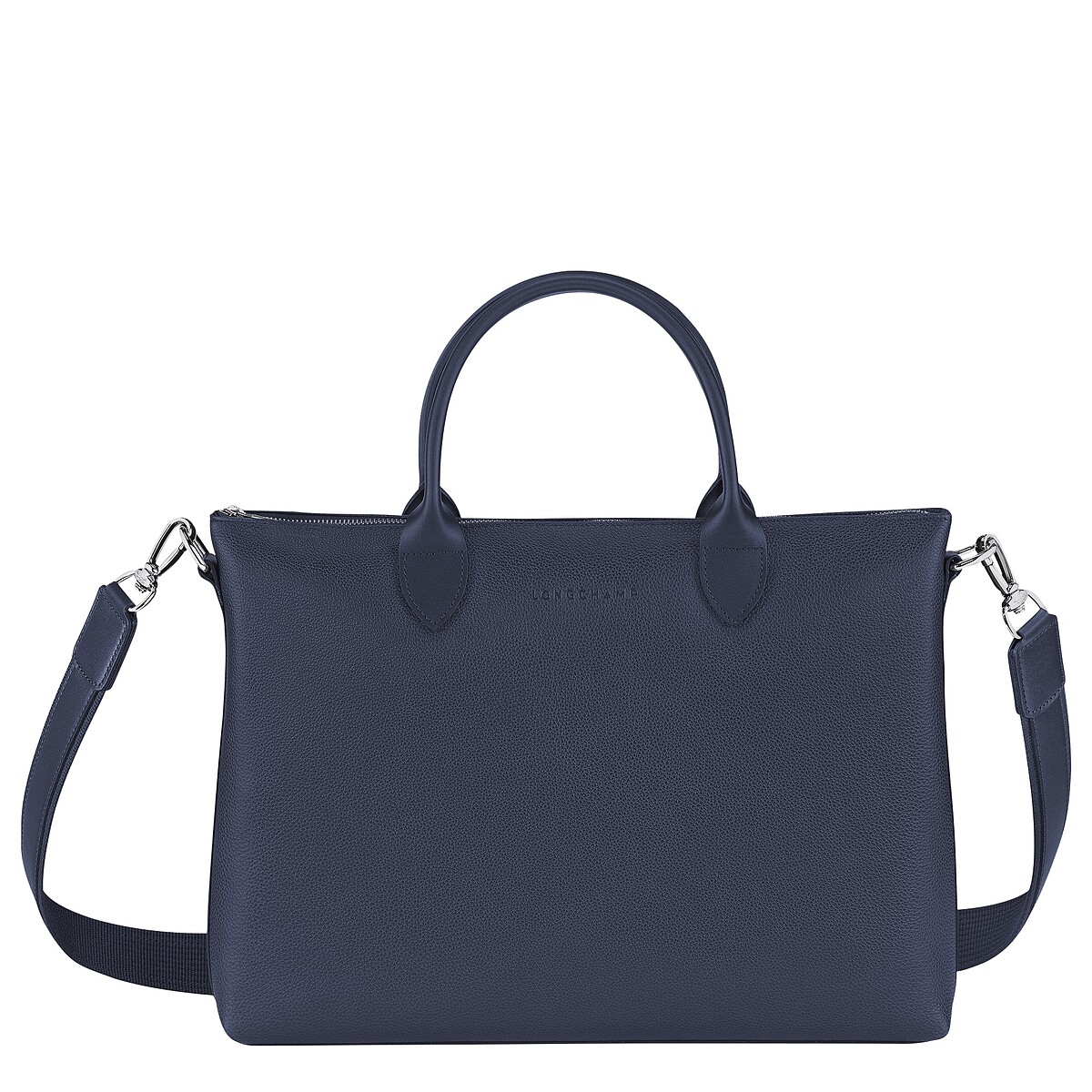 LONGCHAMP LE FOULONN&Eacute; 系列深藍公事包，NT17,400。