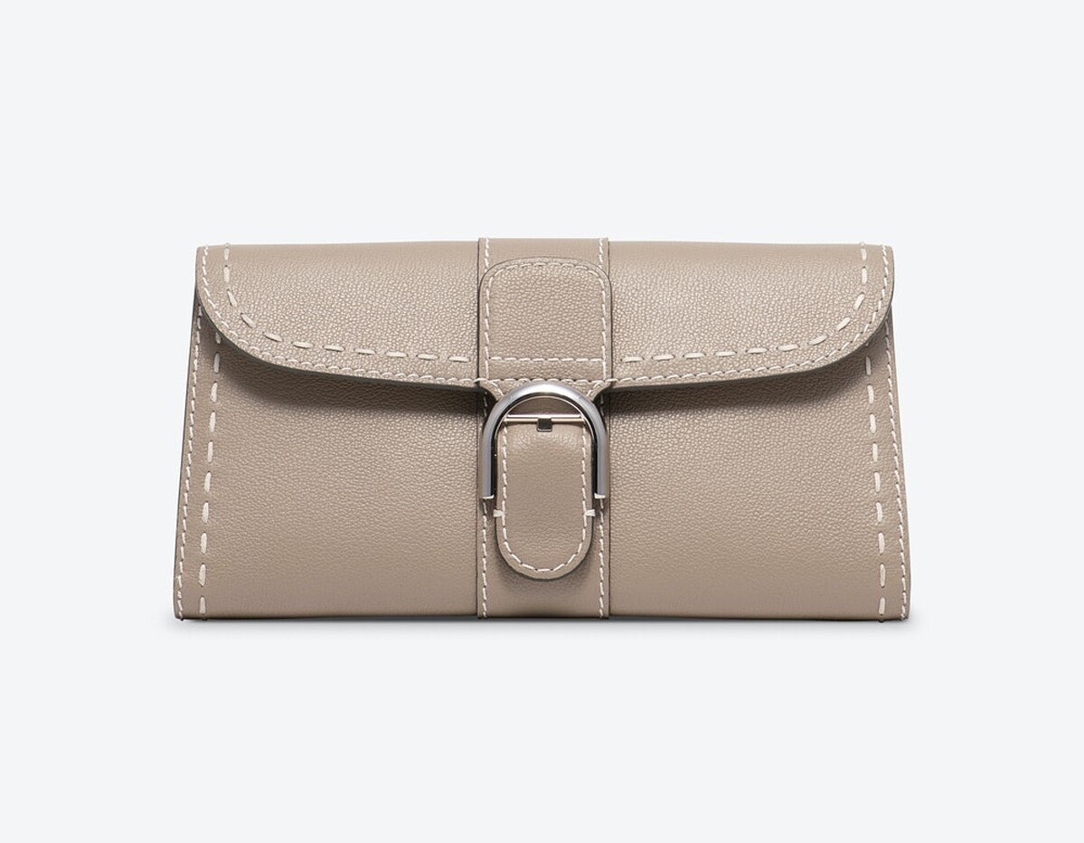 Delvaux Brillant Long Wallet斑鳩灰，NT 58,900