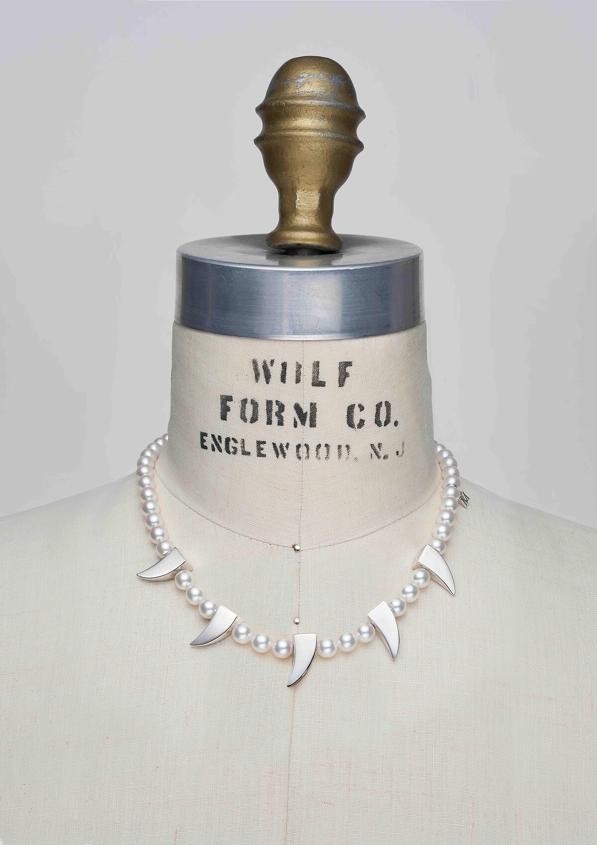 MIKIMOTO COMME des GAR&Ccedil;ONS聯名珍珠項鍊 &ndash; 尖牙裝飾款