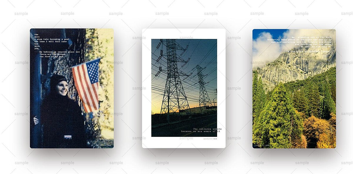 博客來獨家首刷贈品，一組三張