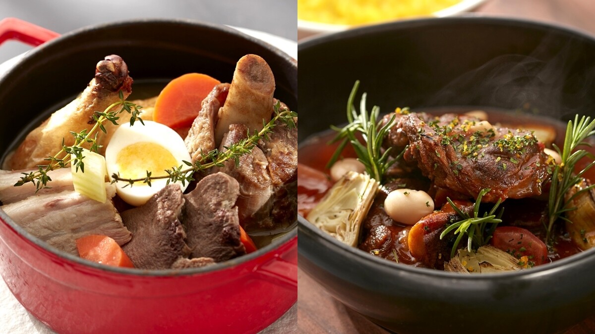 「什錦燉肉蔬菜集」、「精燉澳洲羔羊膝」